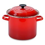 Le Creuset Enamel-on-Steel Stockpot, 6-Quart: Cherry