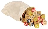 Ryan's Room Wooden Toys Bag O' ABC Blocks