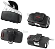 BLACK FUSION CASE POUCH (with Belt Clip) for Nextel IC402, IC502, IC902, i530, i560, i830, i860, i850, i760, i836, i730, i880, i870 / Samsung A640, X495, X497, A930, A600 / Sanyo 8920, RL2500, RL7300, PM8200, VM4500, 7400 / Motorola V710, V551, W315, E815 - RETAIL PACKAGING