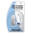 Maxell P-5A Digital FM Transmitter with Auto Power Adapter