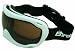 Sporting Goods : Birdz Eyewear Raptor Glossy White Amber Lens Anti Fog Ski Goggle