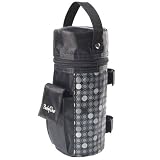 Insulated Travel Bottle Warmer - Black & Grey
