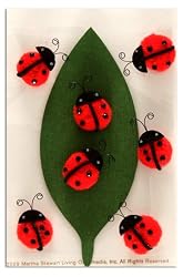 Martha Stewart Crafts Ladybug Pom Pom Stickers By The Package