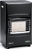 Superser Black mobile gas heater