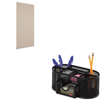 KITBSXP7230GYGYROL1746466 - Value Kit - Basyx Vers Office Panel (BSXP7230GYGY) and Rolodex Mesh Pencil Cup Organizer (ROL1746466) KITBSXP7230GYGYROL1746466 - Value Kit - Basyx Vers Office Panel (BSXP7230GYGY) and Rolodex Mesh Pencil Cup Organizer (ROL1746466)