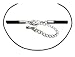 Smooth & Good Made in USA Quality, Genuine 2mm Round Black Leather Cord Necklace, 16