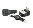 Bracketron UGC-103-BL Universal PowerPack with USB Retractable for GPS