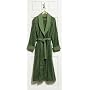 Pinzon Bamboo Cotton Large Bath Robe, Palm