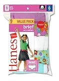 Hanes P913AS Girls P9 Brief Assortment