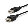 Black 15 Foot USB 2.0 Extension Cable