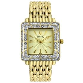 Bulova Ladies Diamond Watch - Bulova 98R001