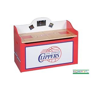 Guidecraft NBA Clippers Toy Box