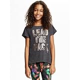 オールドネイビー OLD NAVY/ ゴードライリラックスHiLoグラフィックティ ライトヘザーグレー トップス半袖Tシャツ XL【並行輸入】