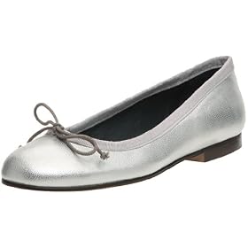 Les Petites Parisiennes Joy Ballerines femme - Argent 36 EU