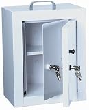 Harloff Medium Narcotics Cabinet, Double Door/Double Lock, 16