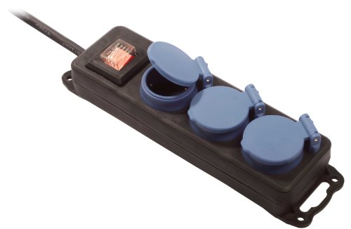 Produkt-Bild: as - Schwabe 38603 3-fach Verteilersteckdose, 1,5m H07RN-F 3G1,5, IP44 Gewerbe, Baustelle