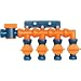 Loc-Line Coolant Hose Component, Acetal Copolymer, 6 Piece Total Flow Control Manifold Kit, 1/2" Hose ID
