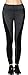 Neonysweets Womens Running Yoga Pants Workout Leggings with Pocket Black Gray M