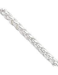 8mm, Sterling Silver, Round Spiga Chain, 30 inch