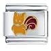 Jewelry : Animal Orange Squirrel Italian Charms