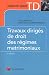 Travaux dirig�s de droit des r�gimes matrimoniaux