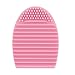 Misaky High Quality 10pcs Soft Oval Foundation Makeup Brush Sets Powder Blusher Toothbrush Curve Cosmetic Makeup Brushes Tool