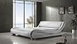 Luxus Bett Moonlight wei� 160 x 200 cm