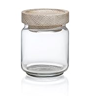 Oak & Glass Small Jar