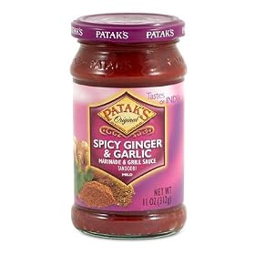 Pataks Tandoori Spicy Ginger and Garlic Sauce 11 oz