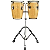 Tycoon Percussion 8 Inch & 9 Inch Junior Congas With Double Stand -  Natural Finish