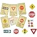 Healthy Rules of the Road uses actual traffic signs to incorporate into a nutrition unit. By connecting nutrition rules to familiar traffic signs children can easily remember to make healthy choices for their engines. Signs used are: TRAFFIC LIGHT stop for healthy snacks; ONE WAY to 5 a day; YIELD to oils, fats and sugars; DO NOT ENTER with junk food, soda or candy; STOP always eat breakfast; CROSSWALK be happy, be healthy, be strong. The car theme opens many routes to travel down the healthy highway to better eating. Set contains: six 11 x 17 laminated rule posters, 6 matching large polyvinyl traffic signs, 6 mini traffic signs and a complete curriculum.
