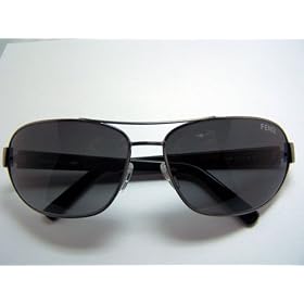 Authentic Fendi FS398M 065 Gunmetal Gray Gradient Lens Sunglasses