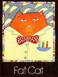 Fat Cat by Nancy Carlson - Fine Art Print / Poster - 18.00 x 24.00