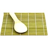 Helen Chen's Asian Kitchen Bamboo Sushi Mat with Paddle