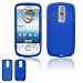 Dark Blue Transparent Silicone Skin Cover Case Cell Phone Protector for HTC Google G2