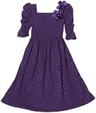 Sweet Heart Rose Girls 7-16 3/4 Sleeve Brush Knit Dress