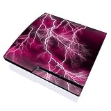 Playstation Slim Skin (PS3 slim) Plus Two Matching Controller Skins - Apocalypse Pink
