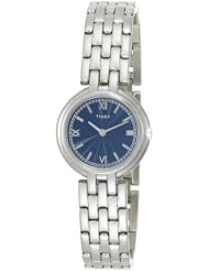 Timex Womens T2M938 Silver-Tone Analog Dress Stainless Steel Bracelet Watch