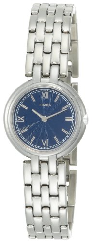 Timex Women's Silver-Tone Analog Dress Stainless Steel Bracelet Watch #T2M938