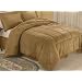 CAMEL Microsuede Down Comforter Alternative 4 pc Bedding Set - Queen Size