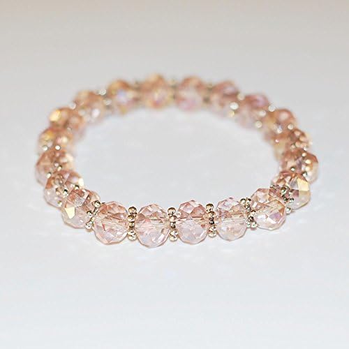 Coordilife Rhinestone Bracelet Selection ! (light Pink)