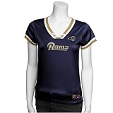 St. Louis Rams Navy Blue Ladies Slim Fit Active Roster Jersey