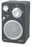 Produkt-Bild: Denver TR-41C UKW Radio mit AUX-In zum Anschlu&szlig; von z.B. MP3-Playern, kompaktes Design, Farbe Grau