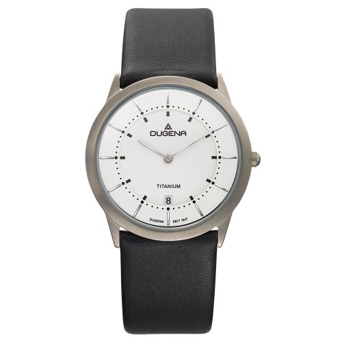 DUGENA DESIGN Herrenuhr Quarzuhr mit Lederband  4460336 Preisvergleich
