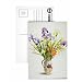 Irises and Lilies in a Dutch Jug (w/c) by Christopher Ryland - Postcard (Pack of 8) - 6x4 inch - Art247 Highest Quality - Standard Size - Pack Of 8