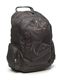 Review QUIKSILVER  / Quiksilver Laptop Rucksack / Backpack - Chamber Black / Brown Pinstripe