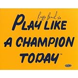 Steiner Sports NCAA Reggie Brooks Play Like A Champion Today Autographed 8-by-10-Inch Photograph
