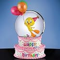 Tweety Happy Birthday Musical Water Globe