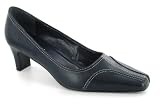 Platino "Lara" Ladies Court Shoes - Navy