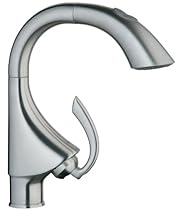 Big Sale Best Cheap Deals Grohe 32 073 SDE K4 WaterCare Prep Sink Solid Stainless Steel Dual Spray Pull-Out Kitchen Faucet, RealSteel Stainless Steel